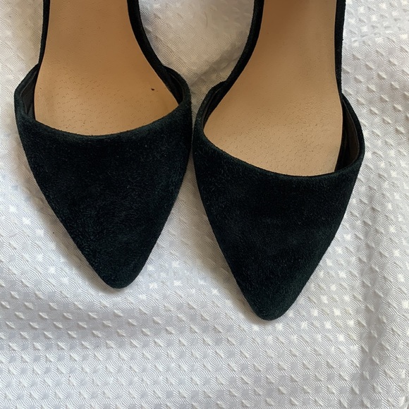 Joe’s Jeans ankle wrap studded buckle suede heel in black W8.5 - Picture 9 of 13